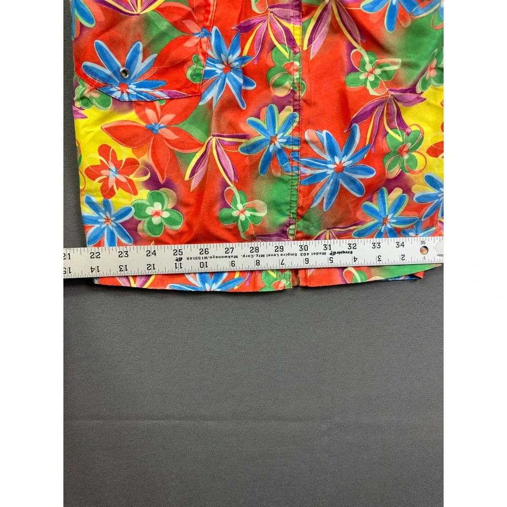 Body Glove Men's Floral Board Shorts Red Yellow Blue‎ Tropical Swim Trunks L